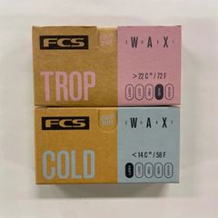 FCS サーフィンワックス 【真夏用×1＋真冬用 ×1】