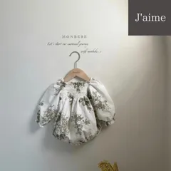 【韓国子供服】monbebe  flower smoke suit