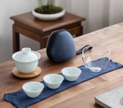 陶磁器　白磁　茶器セット　ティーセット　中国茶器　台湾茶　ウーロン茶
