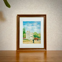 新品☆額縁付アートポスター☆フィンセント・ファン・ゴッホ☆Vincent van Gogh☆The Restaurant Rispal in Asnières, 1887☆92