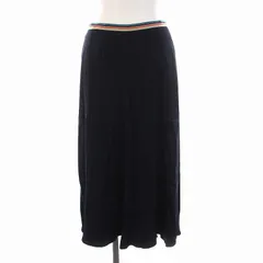 ポールスミス PAUL SMITH フレアスカート ロング 38 M 紺 ネイビー /YMのサムネイル