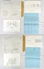 [중고] 원화 일러스트 보드 극장판 마법 소녀 마도카 ☆ 마기카 ANIPLEXPLUS Bonus Material 애니메이션 시트 세트 (복제 원화)