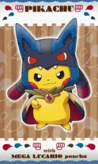 ポンチョを着たピカチュウ 名刺カード 12月12日（土）から、いろいろなポンチョ姿のピカチュウ名刺カード