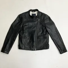 ◆ IENA イエナ ライダースジャケット シングル シープスキン 羊革 古着 羊革 ブラック サイズ表記なし レディース 0.66kg