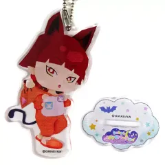 【中古】キーホルダー オペラ 「魔入りました!入間くん×AMOCAFE Babyls パジャマパーティー POP UP SHOP in マルイ トレーディングミニキャラアクリルスタンドキーホルダー」