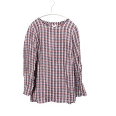 【中古A】Whim Gazette ウィムガゼット FREE レディース ブラウス プルオーバーシャツ チェック ピンク 青 中古A 古着