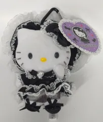 サンリオ ハローキティ ラブリーフリルマスコットキーホルダー ロリータ(ブラック)