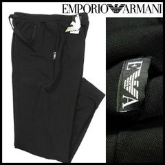 新品 定価17,600円 エンポリオアルマーニ ジョガーパンツ EUR/M 黒 ロゴ&イーグルタブ EMPORIO ARMANI UNDERWEAR メンズ