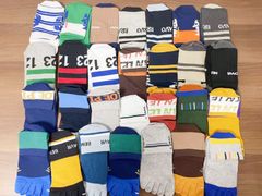 メンズ 5本指 ソックス 靴下メンズ クルー丈 24〜28cm 匂い対策 外反母趾 五本指 スポーツ 柄おまかせ まとめ買い 綿100% 吸汗防臭 蒸れにくい 通気性抜群 5足セット