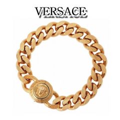 VERSACE ヴェルサーチェ ヴェルサーチ メドゥーサ チェーン ブレスレット アクセサリー ジュエリー メンズ DG06996-DJMT-KOT ゴールド ベルサーチ