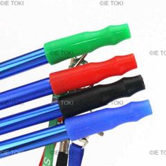 水ギセルシリコンマウスチップハングロープストラップ付きゴムホースチップナルガイルシーシャカラフルなマウスピース