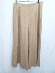 ◇ STRAWBERRY-FIELDS ストロベリーフィールズ クロップド ワイドパンツ サイズ2 ベージュ レディース P  【1407260048305】