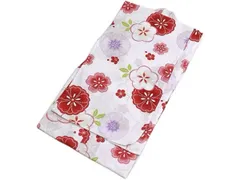 着物美人 送料込み 女の子浴衣 綿紅梅 変り織り 子供浴衣 女児浴衣 女の子 子供 女児 キッズ ジュニア 浴衣女の子 可愛い 女の子浴衣白 子供浴衣白 女の子浴衣110 5歳 6歳前後 110cm前後 【 白系 桜と梅 】m602202E