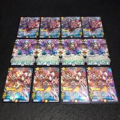 デュエマ　No.1112 mc モードチェンジ　霊騎右神ワイアード　イズモ　光器左神ラブパレード　各4枚　計12枚