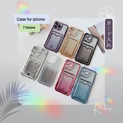 カード収納 iPhone ケース iPhone13 iPhone7/8スマホケース 背面  icカード 収納 iPhone12 スマホカバー レンズ保護カバー付き iPhone7/8ケースカバー TPUケース 耐衝撃