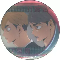 【中古】バッジ・ピンズ 宮侑＆宮治 「ハイキュー!! 名場面缶バッジ 稲荷崎ver.」 ジャンプショップ限定