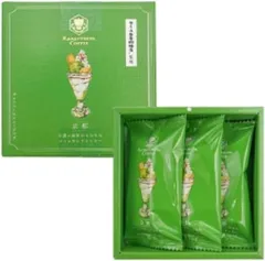 京都限定 からふね屋 珈琲 コーヒー お濃い 抹茶 わらびもち パフェサンドクッキー 3個入り　 お土産 ギフト 東京土産 個包装 お祝い 贈り物 プレゼント お祝い お菓子 お返し 人気 おしゃれ お取り寄せ 通販のサムネイル