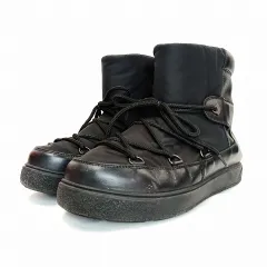 箱付き美品✨MONCLER スエード アンクルブーツ　ブラック　ワーク 中古・古着通販】MONCLER (モンクレール) ブーツ ブラック