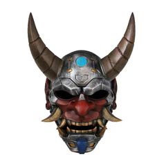 手塗り般若面（樹脂製）｜ハロウィン・伝統文化対応｜展示用/コスプレ  ハロウィンお面