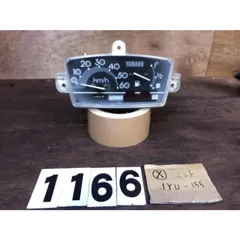  [W1166]即決!!ミント 純正メーター 404km!!実働車外し!!同梱可!!検索)YAMAHA MINT 1YU-155