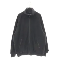 COMOLI (コモリ) 22AW ジップアップ フリースボアジャケット ブラック W03-05017のサムネイル