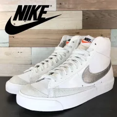 箱付き NIKE BLAZER MID 77 ナイキ ブレーザー ミッドカット 77 サミットホワイト シルバー 25cm U10216 CZ1055-112のサムネイル
