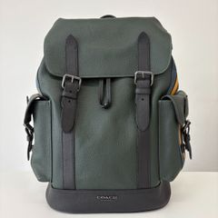 COACH コーチ リュック バックパック レザー ヴァーシティ ハドソン CB903 カーキ グリーン