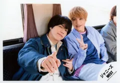 【中古】生写真(ジャニーズ) ジャニーズWEST/重岡大毅・中間淳太/横型・上半身/シングル「しあわせの花」MV＆ジャケ写オフショット/公式生写真