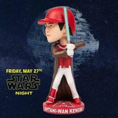 【MS】大谷翔平 スターウォーズ ボブルヘッド人形 5月27日球場配布 オオタニ＝ワン・ケノービ  首振り人形 WBC
