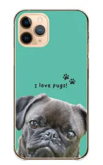 iPhone 17e ケース アイフォン17e スマホケース ハードケース パグ 犬 わんちゃん ドッグ かわいい 可愛い 人気 写真 カジュアル ポップ おしゃれ カラー02