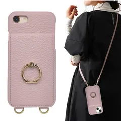 【新着商品】スマホケース iPhone se ケース se ショルダー ストラップ付き スマホケース スマホケース se ショルダー 落下防止 ショルダー 肩掛け 斜め掛 首掛け iPhone 可愛 かわいい おしゃれ リング付 スタンド機能 iPhone8