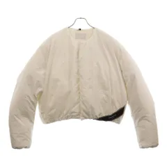 PRADA (プラダ) 23AW SGC376 クロップドコットンダウンブルゾン ホワイト