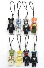 [중고]키홀더 마스코트(남성) 전 8종 세트 BE@RBRICK-베어브릭- [스타워즈 에피소드 1/팬텀 메너스 3D] 세븐일레븐 한정 산토리 음료 특전