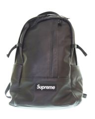 SUPREME 2023AW Leather Backpack, Black, Men's Bag, Backpack/Rucksack, Black, 103B-136