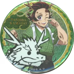 【中古】バッジ・ビンズ 竈門炭治郎(上半身) 「鬼滅の刃 鬼滅祭 ～アニメ伍周年記念祭～ 辰年ランダム缶バッジ」