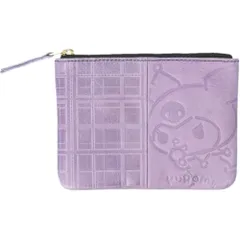 ☆ クロミ ☆ サンリオ ポーチ サンリオ グッズ ポーチ Sanrio フラットポーチ スリムポーチ 化粧ポーチ コスメポーチ レザーポーチ 小物入れ 小さめ おしゃれ 可愛い キャラクター 大人 女子 女性 女の子 オシャレ 大人かわいい 革 レザー