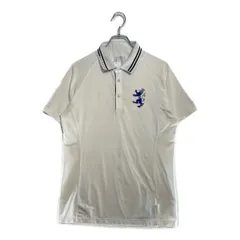 中古 メンズ アドミラルゴルフ Admiral Golf 半袖ポロシャツ L 白 ホワイト