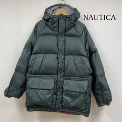NAUTICA ノーティカ ジャケット、上着 ダウンジャケット ダウン ジャケット ジップアップ フーデイー ブルゾン ロゴ プリント 防寒 アウトドア 断熱
