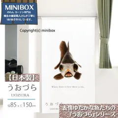 【MINIBOX のれん制作工房 正規販売店舗】【匿名配送ネコポス 送料無料】のれん うおづら「パンダ金魚」 幅85×丈150cm【日本製】金魚 UOZURA 熱帯魚 さかな フォト 写真 暖簾 間仕切り 家紋 タペストリー ポスター