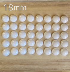 18mm デカールアイ　作製用　土台　20ペア