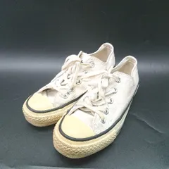 ◇ Θ CONVERSE コンバース ALL STAR オールスター スニーカー サイズ23.5 アイボリー系 レディース E  【1410290041871】