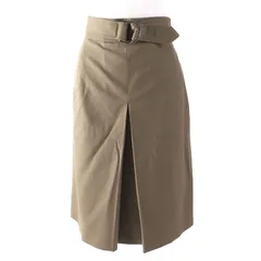 エルメススカートHERMES 2022ss ウォッシュドシルクグラフィック