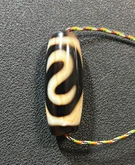 極上‼️西蔵老礦龍紋紅朱砂金剛六眼天珠 極上‼️西蔵老礦龍紋紅朱砂金剛六眼天珠 230331_4.jpg