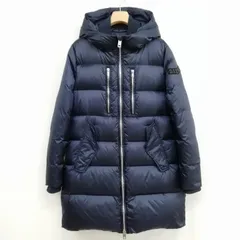 ディーゼル DIESEL フーデット ダウン コート ジャケット S ネイビーのサムネイル