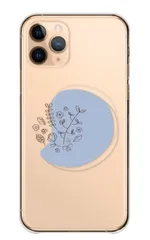 iPhone 13 iPhone13 ケース カバー アイフォン13 スマホケース ハードケース ボタニカル柄 花柄 フラワー 植物 北欧柄 かわいい おしゃれ 上品 線画 透明 クリア カラー04