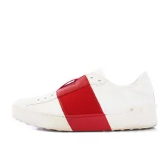 レッド ヴァレンティノ RED VALENTINO ローカットスニーカー ロックスタッズ カラーブロック レザー 37 24cm 白 ホワイト /KH ●Dのサムネイル
