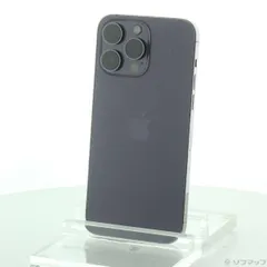 〔中古品〕 iPhone14 Pro Max 512GB ディープパープル MQ9J3J／A SIMフリー【344】