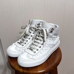 JIMMY CHOO メタリック スニーカー スター スタッズ 42 - メルカリ