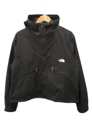ザノースフェイス THE NORTH FACE ショートコンパクトジャケット NPW22430 ナイロンパーカー ブラック 黒 XL