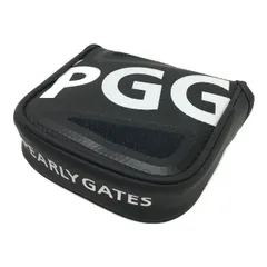 coco 中古 ピージージー PGG パターカバー 紺×黒 ネイビー パーリーゲイツ マレット型 マルチチェック / カモ柄 マレット型用 パターカバー ＜チェック